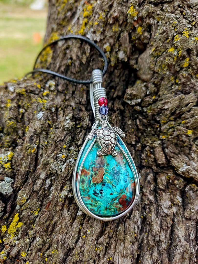 Collier pierre naturelle Shatukite – Image 2