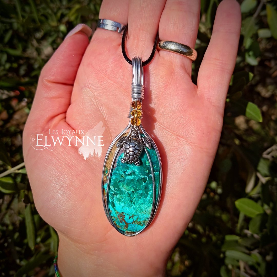 Collier pierre naturelle Shatukite – Image 2