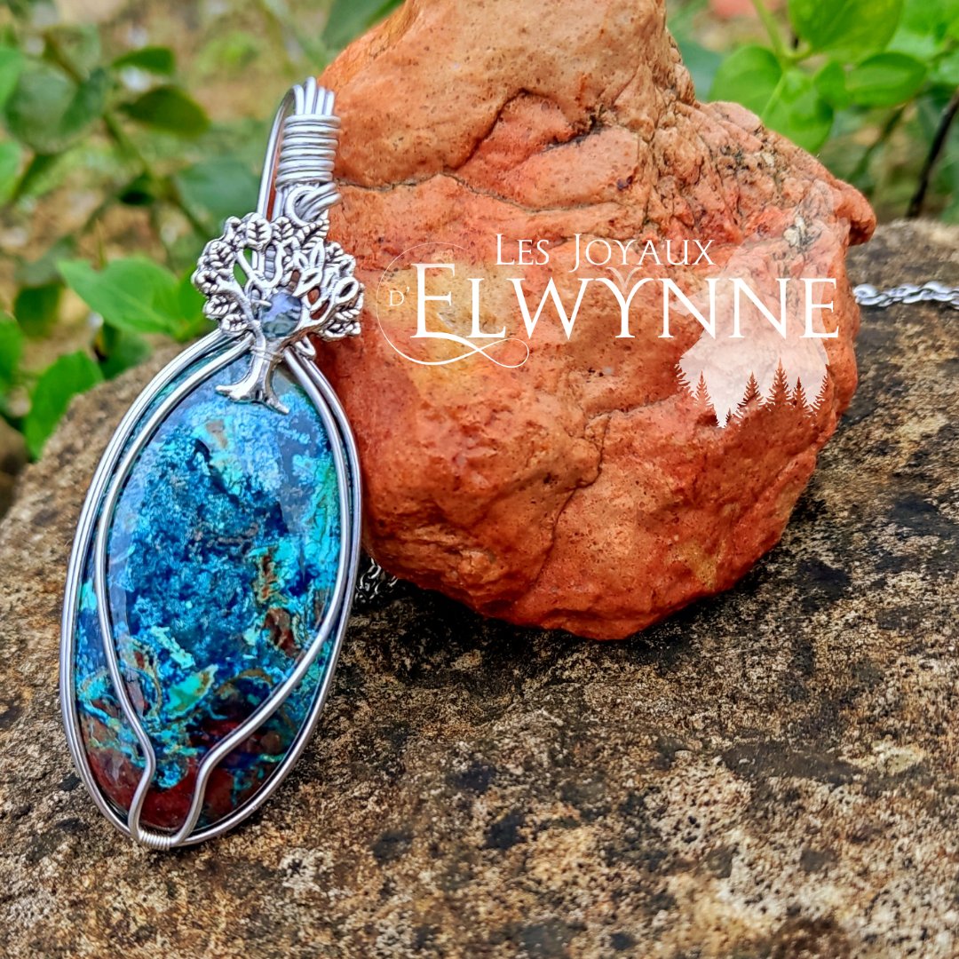 Collier pierre naturelle Shatukite – Image 2