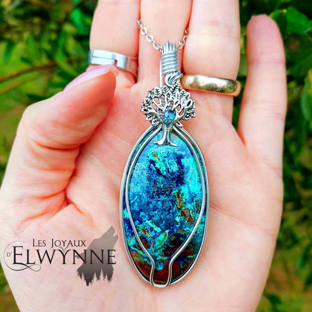 Collier pierre naturelle Shatukite – Image 3