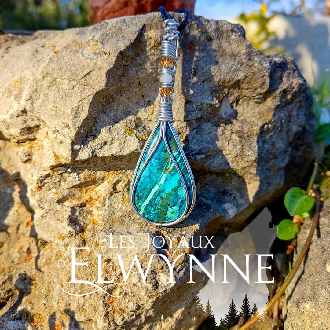 Collier pierre naturelle Shatukite – Image 3