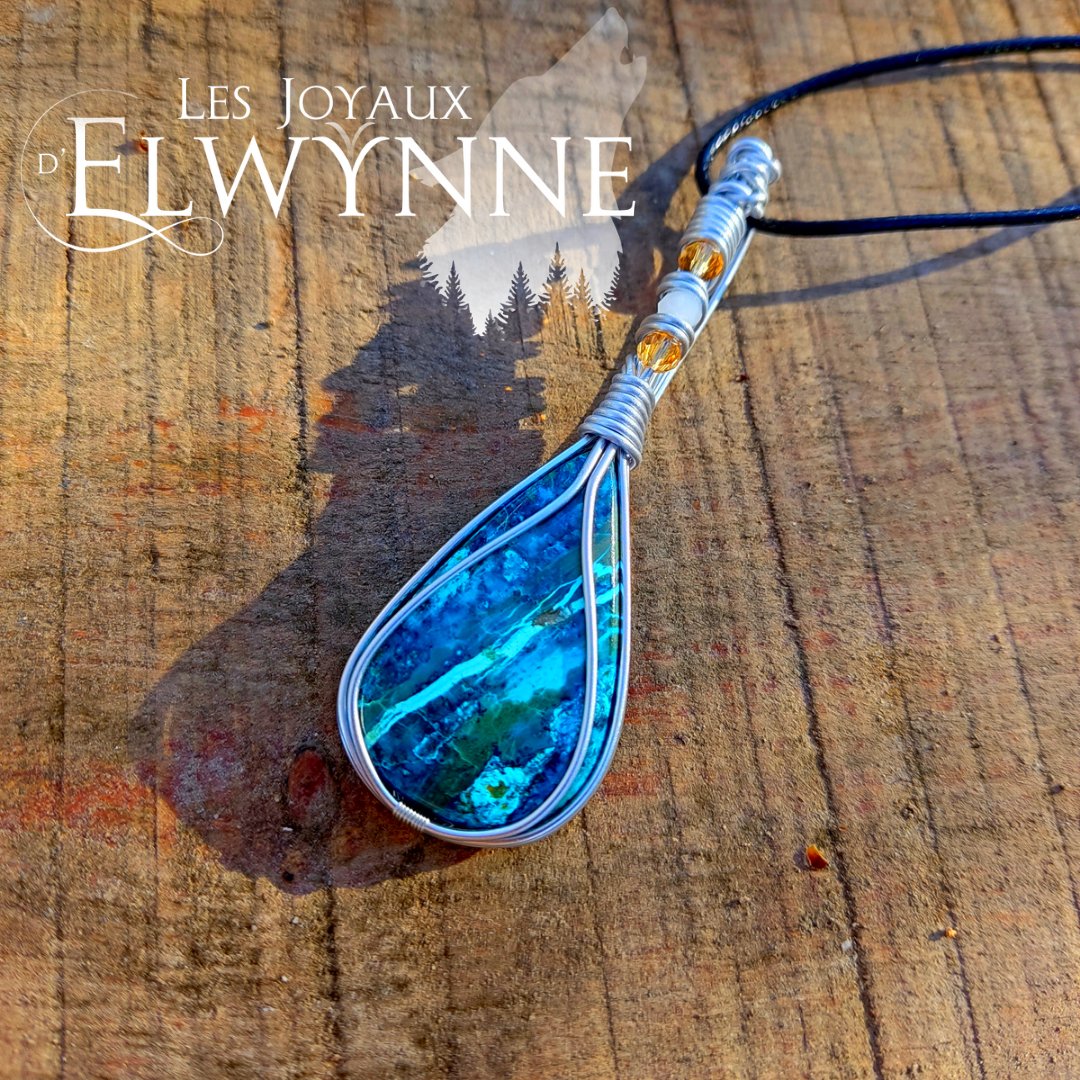 Collier pierre naturelle Shatukite – Image 2