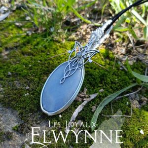 Collier pierre naturelle Angélite