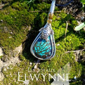 Collier pierre naturelle Shatukite