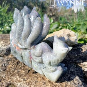 Kitsune en Labradorite