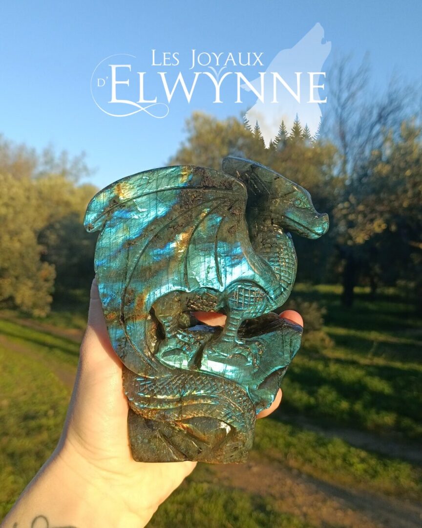 Dragon en labradorite – Image 4