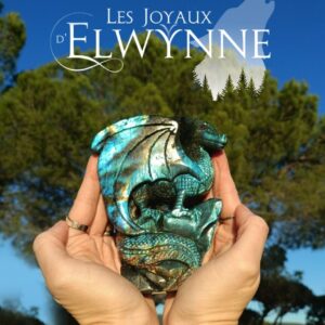 Dragon en labradorite
