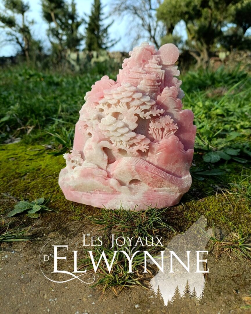 Grand Paysage en Opale rose
