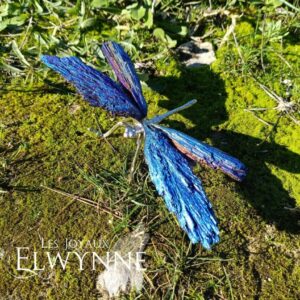 Libellule en tourmaline colorée 2