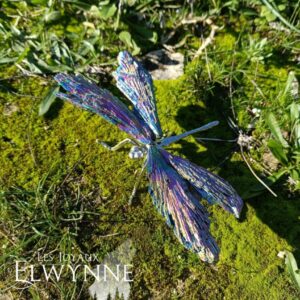 Libellule en tourmaline colorée 1