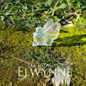 Fées en Quartz Aqua aura blanche