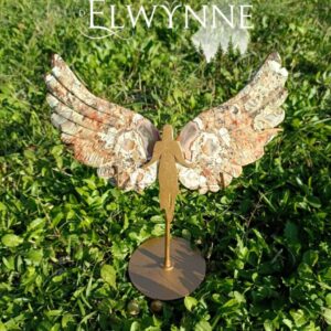 Ailes d'anges en Agate d'argent