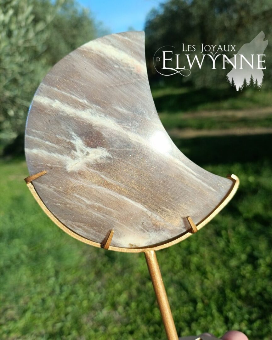 Lune en pierre de lune et pierre de soleil – Image 3