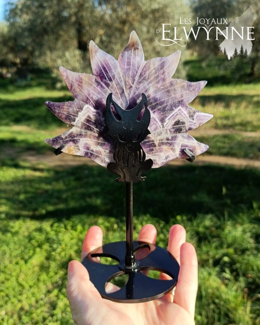 Queue de renard en améthyste – Image 2