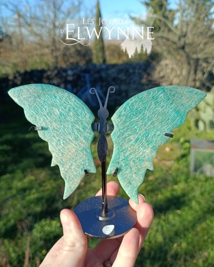 Ailes de papillon en Amazonite – Image 2