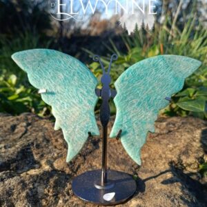 Ailes de papillon en Amazonite