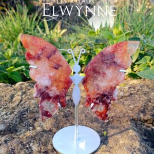 Ailes de papillon en Quartz Feu
