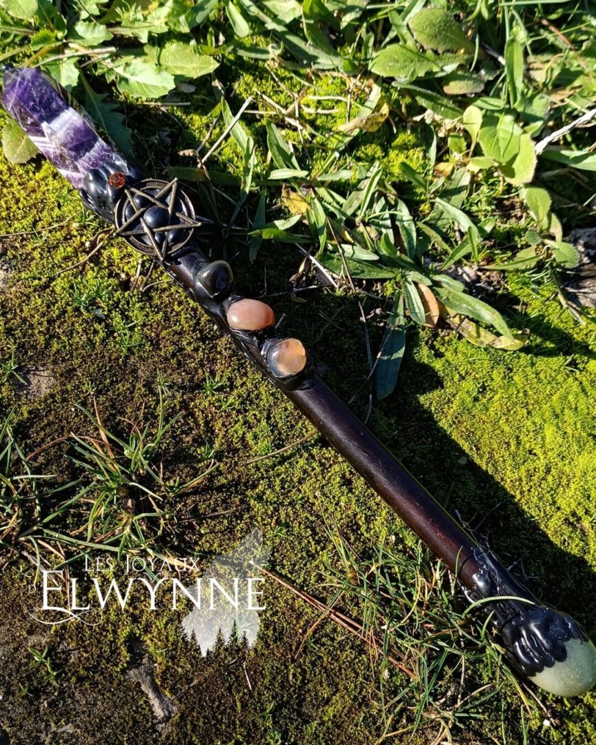 Baguette avec pointe en Améthyste – Image 2