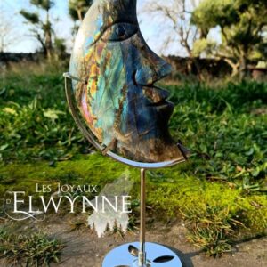 Lune en Labradorite