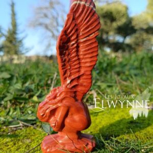 Ange en Jaspe Rouge