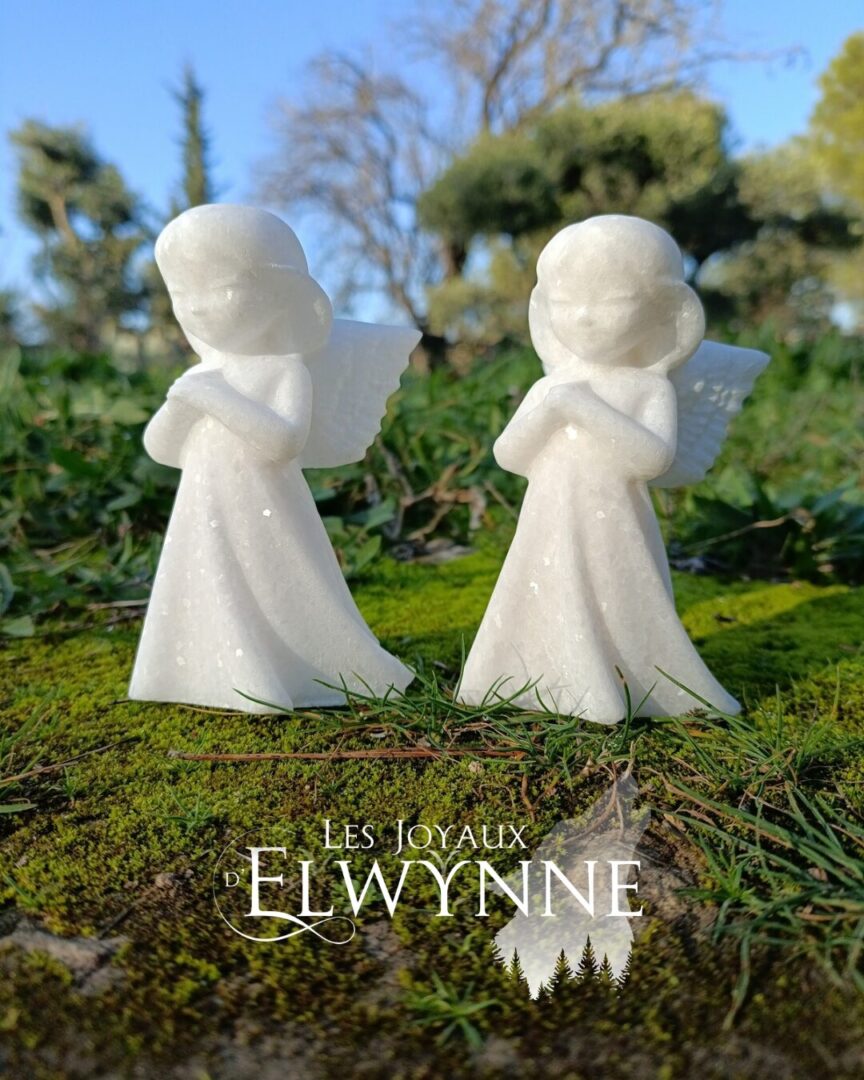 Ange en Jade Blanc