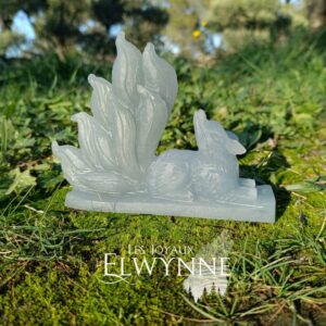 Kitsune en Angélite