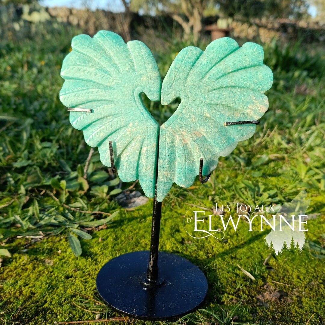 Cœur en Amazonite