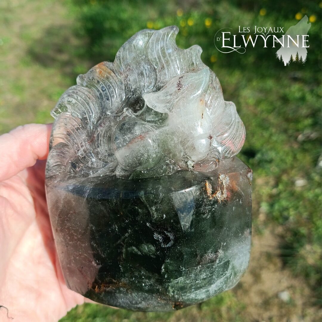Kitsune (Renard) Quartz Jardin – Image 4