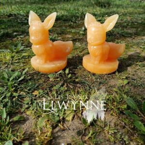 Animal en Calcite orange