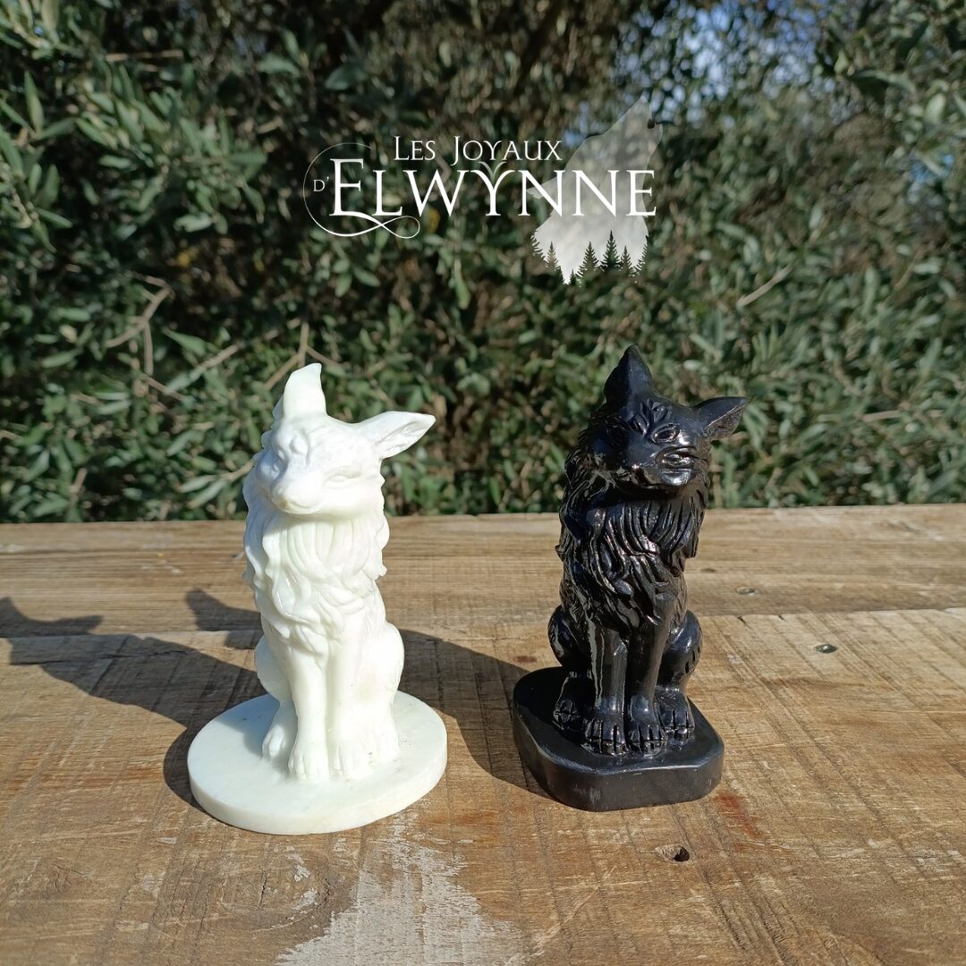Renard en Jade noir ou Jade citron – Image 2