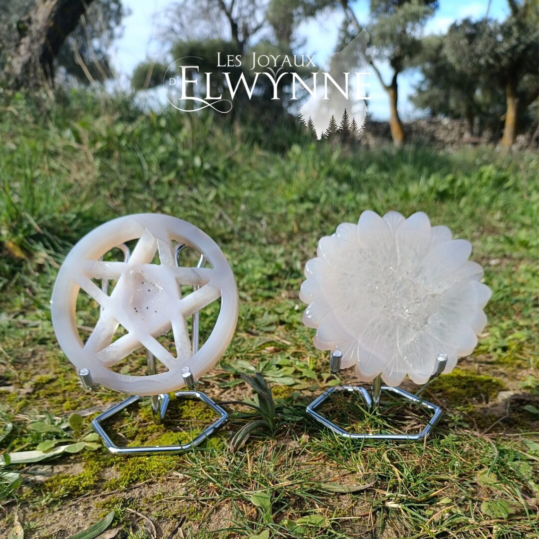 Symbole en Agate Druzy – Image 2