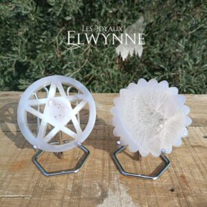 Symbole en Agate Druzy