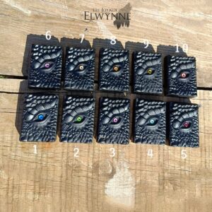 Livre Dragon en Obsidienne noire