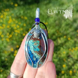 Pendentif Shatukite tortue personnalisé Christine