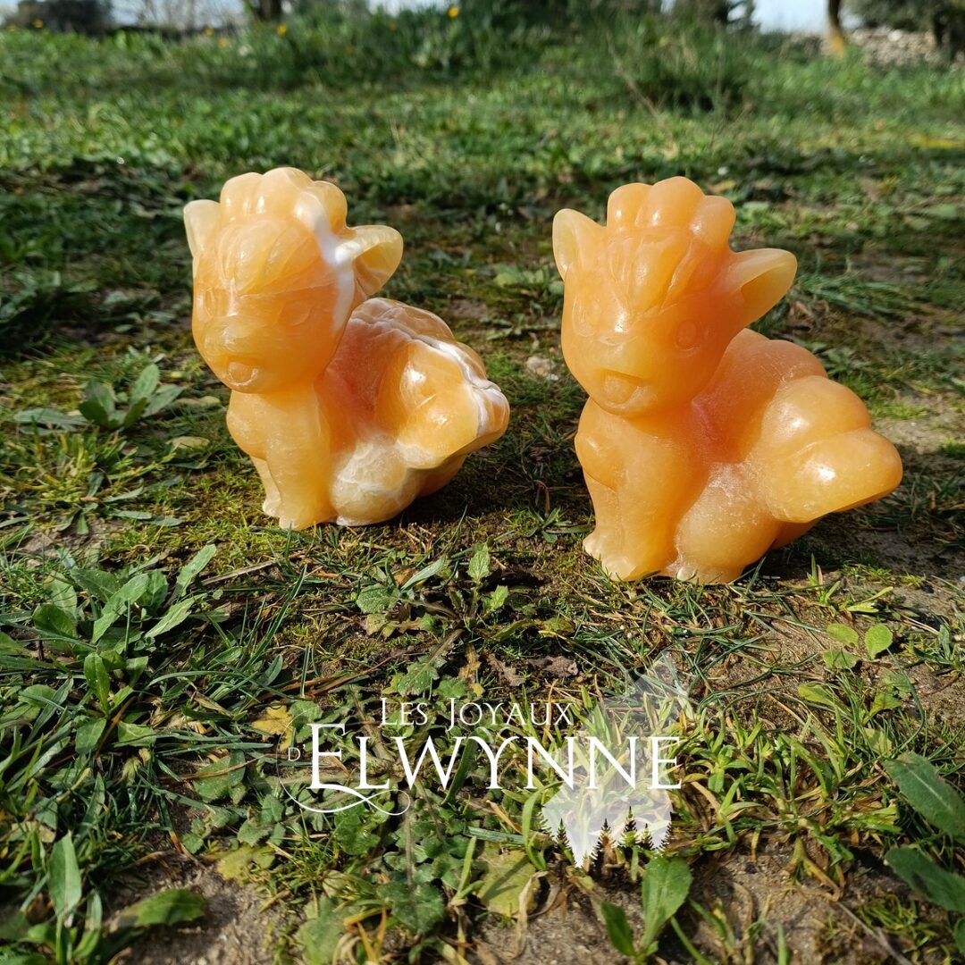 Animal en Calcite orange – Image 2