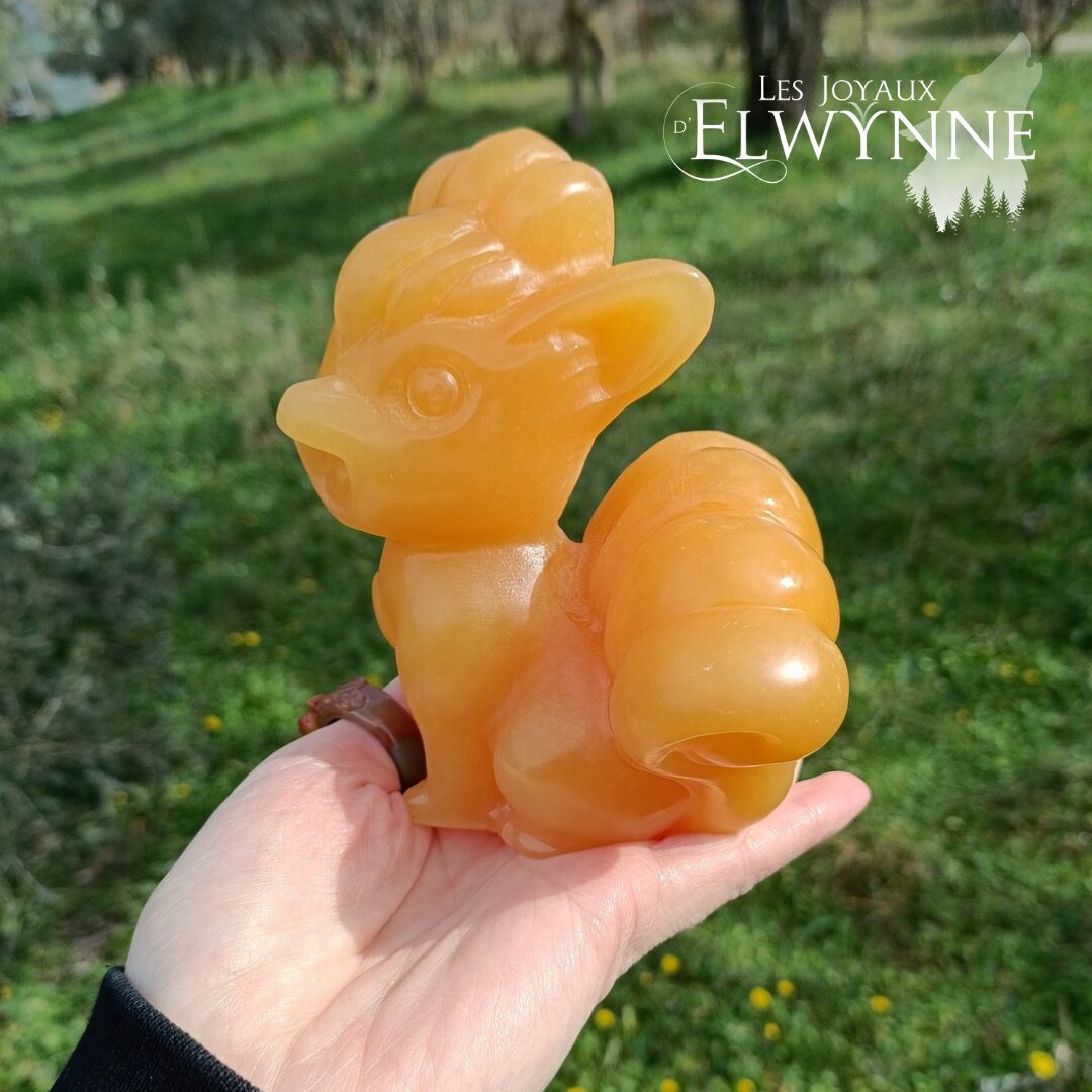 Animal en Calcite orange – Image 3