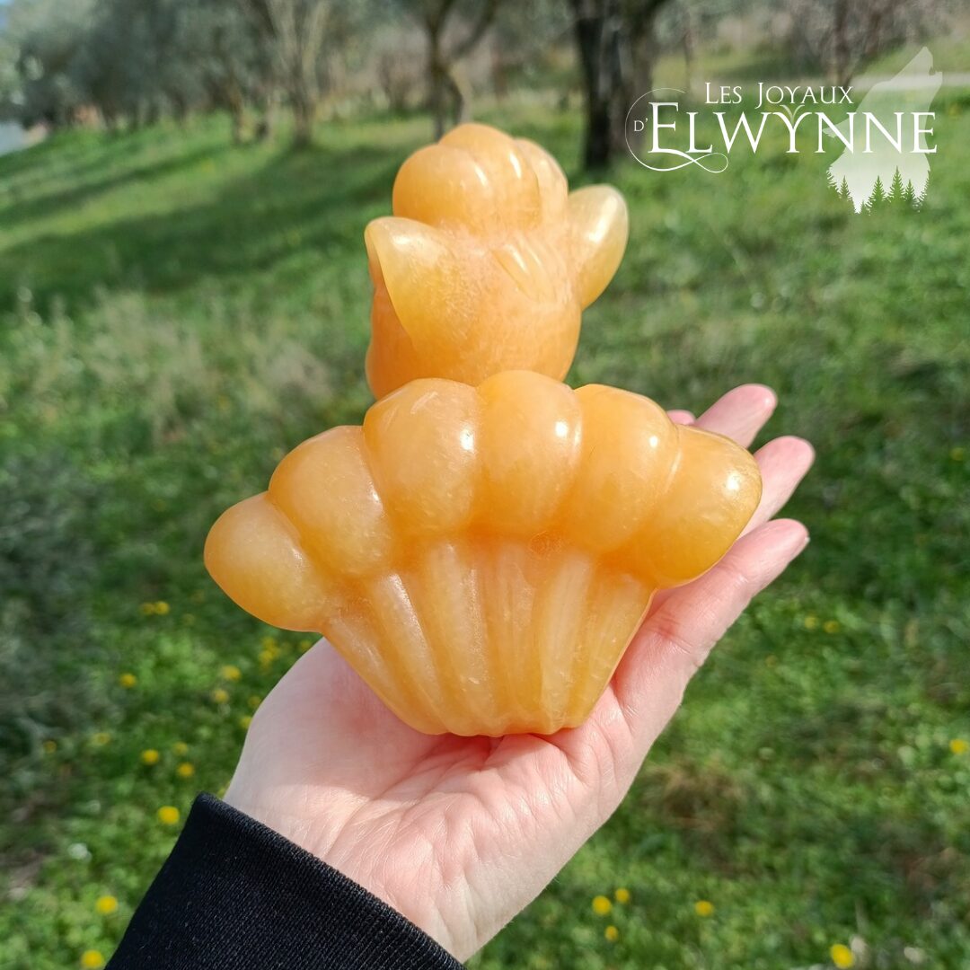 Animal en Calcite orange – Image 4