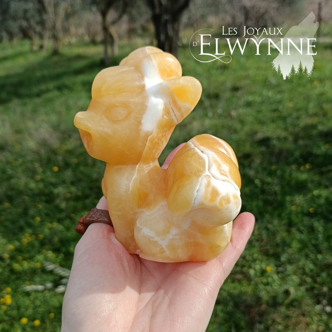 Animal en Calcite orange – Image 5