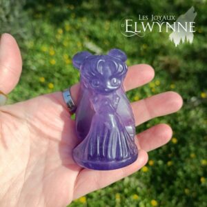 Figurine Fille en fluorite