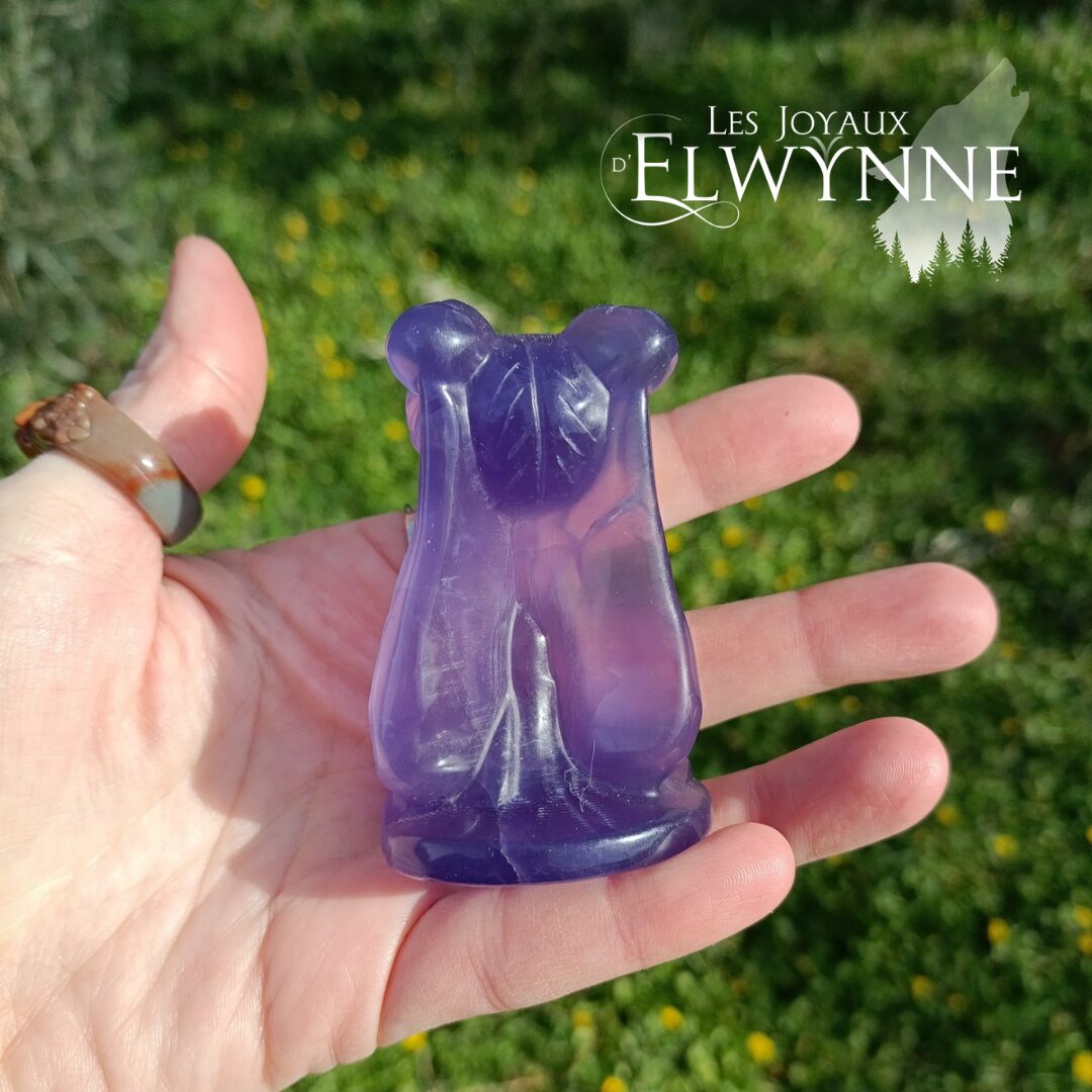 Figurine Fille en fluorite – Image 2