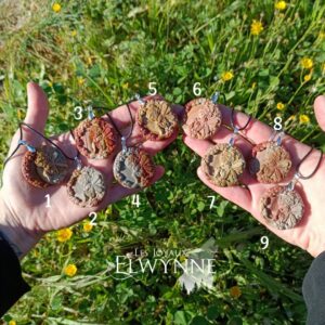 Pendentif Fée en Agate Alashan