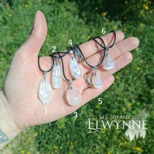 Pendentif Kitsune (Renard) en Pierre de Lune 🔥Rare🔥