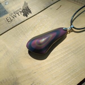 Pendentif en Œil céleste (Obsidienne Arc-en-ciel)