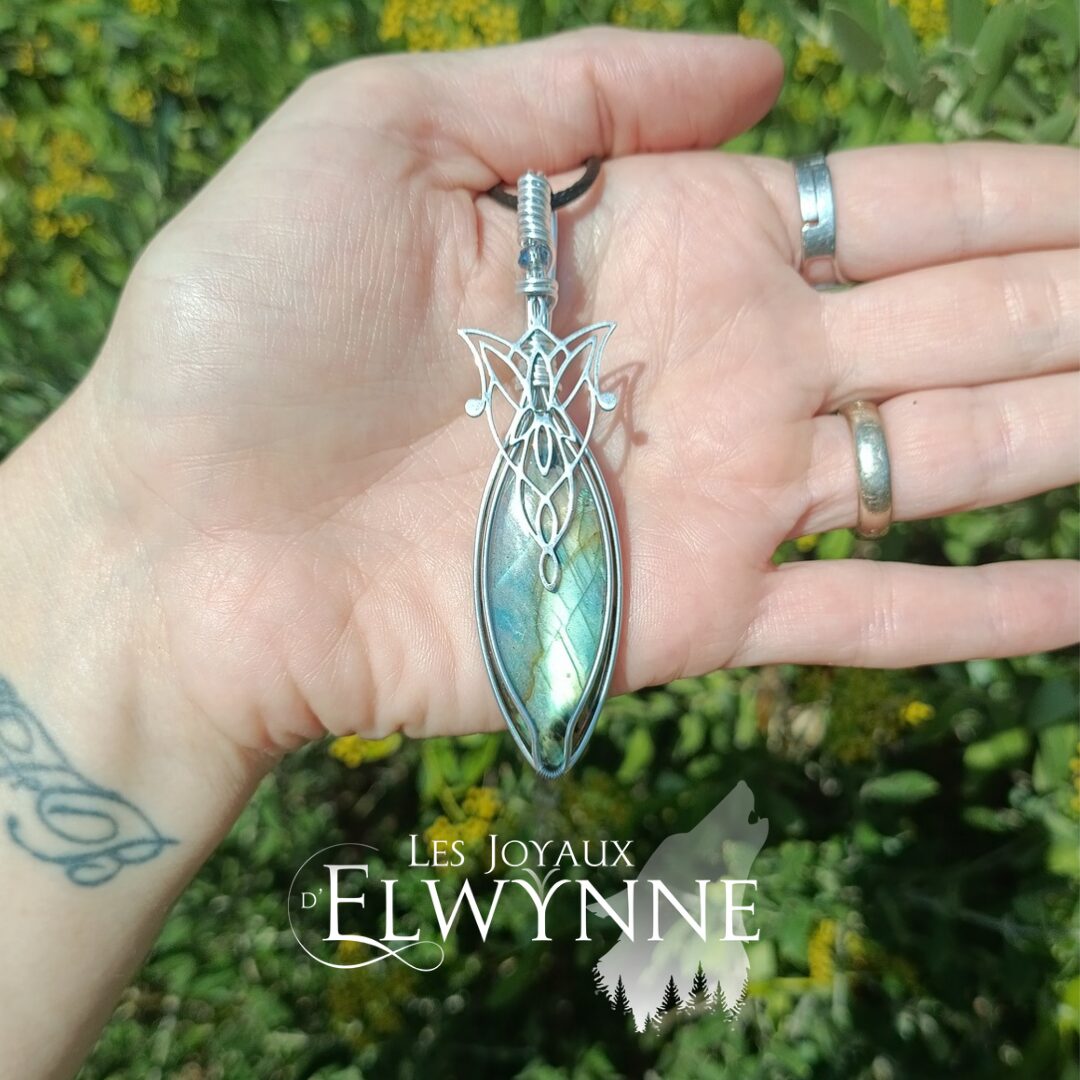 Pendentif L'étoile du soir en Labradorite ✨ – Image 2