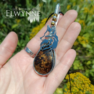 Pendentif Renard et sa Bronzite