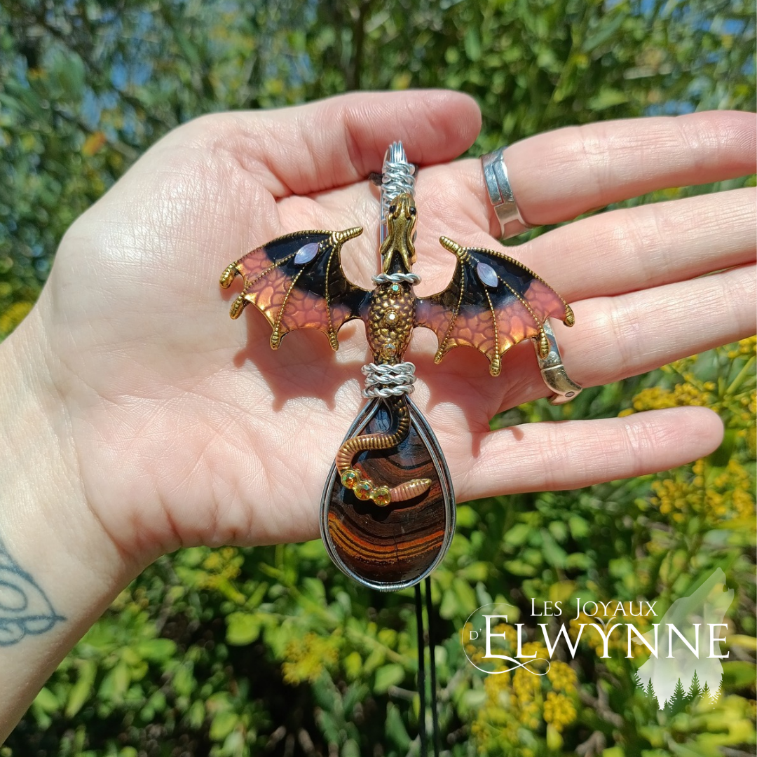 Pendentif Dragon et son œil de fer – Image 4