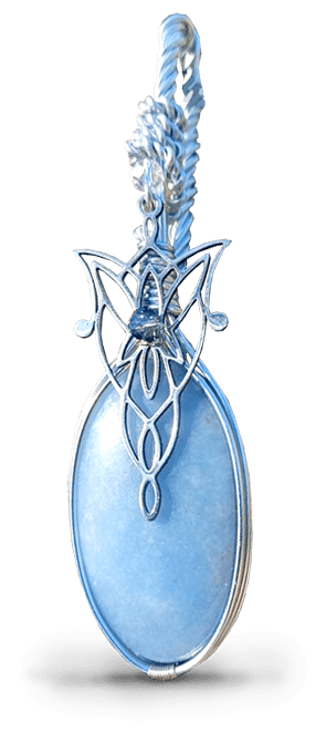 Pendentif d'Arwen en pierre naturelle